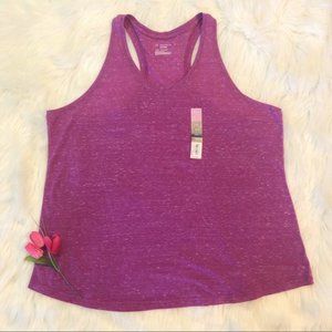 Tek Gear Dark Pink Racerback Tank Top XXL